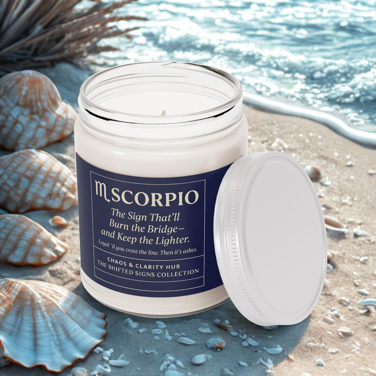 Scorpio Zodiac Candle – Burn the Bridge & Keep the Lighter