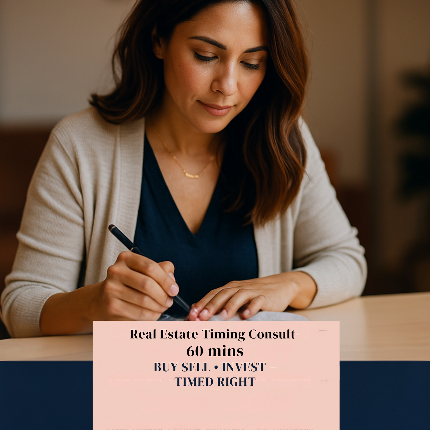 Real Estate Timing Consult – 60 Minutes