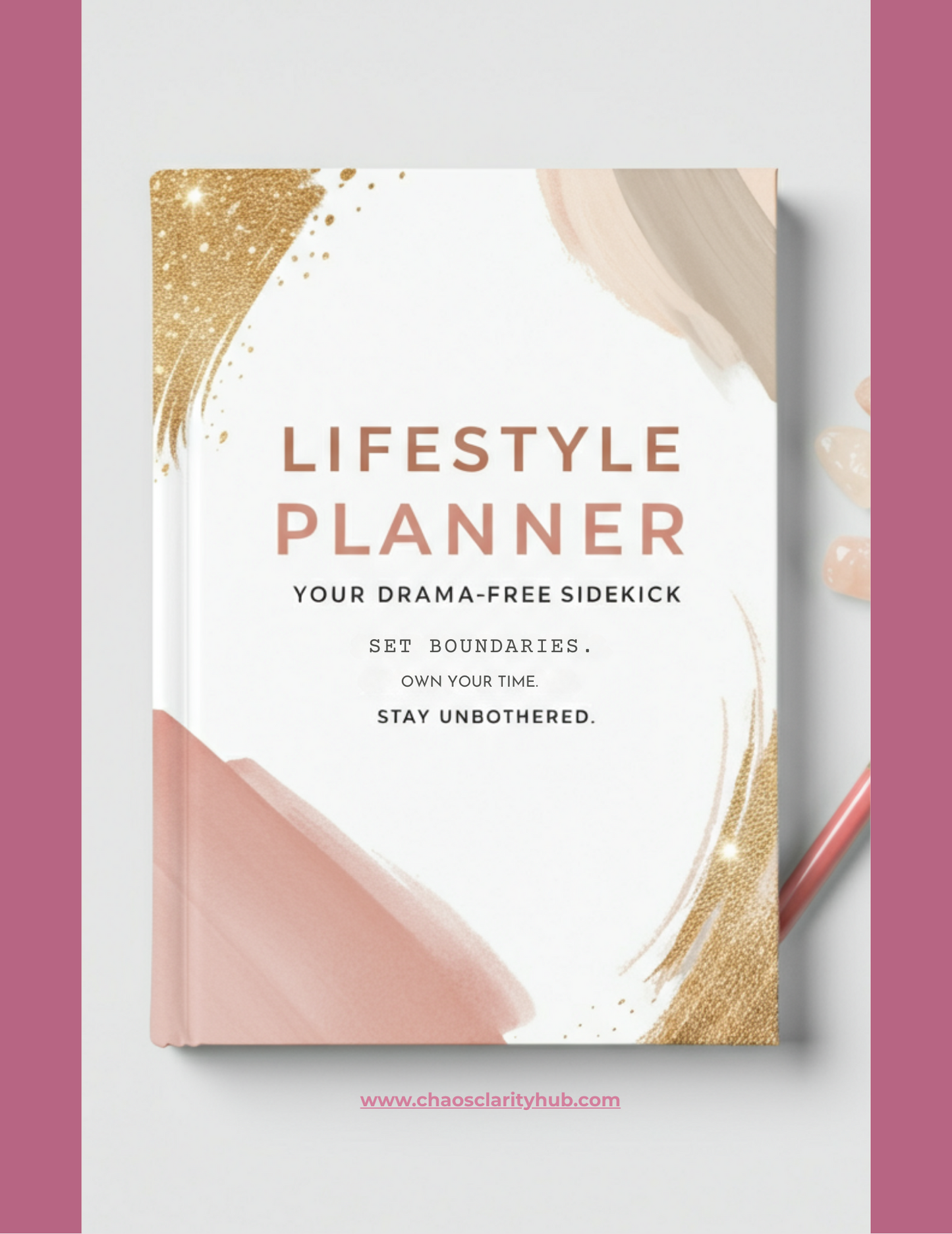 Chaos & Clarity Bundle – Leo Zodiac Candle + Free Lifestyle Planner