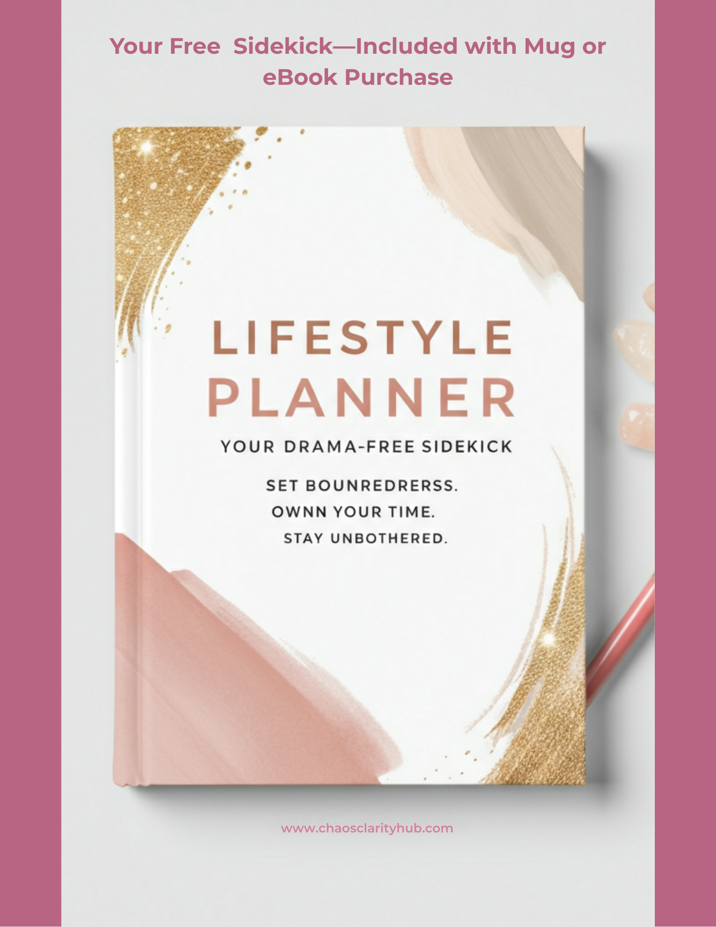 Where the Mess Turns Magic” Mug + Drama-Free SideKick Planner Bundle