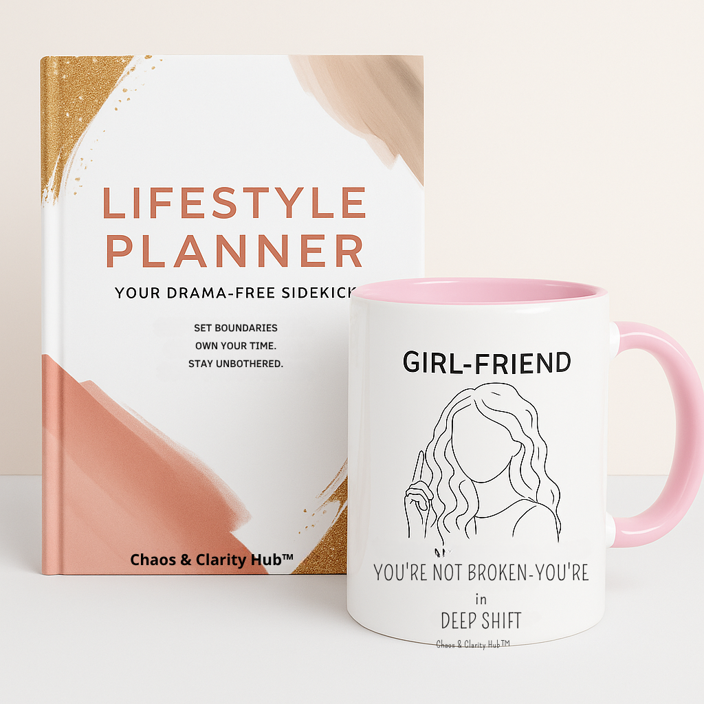 Shift Happens Mug Ceramic – Own Your Power: “You’re Not Broken, You’re in a Deep Shift - FREE Shipping!
