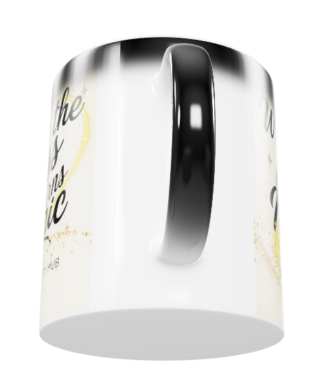 Ceramic Coffee Mug Cup + Free Garden Rituals eBook - Self-Care Gift Set
