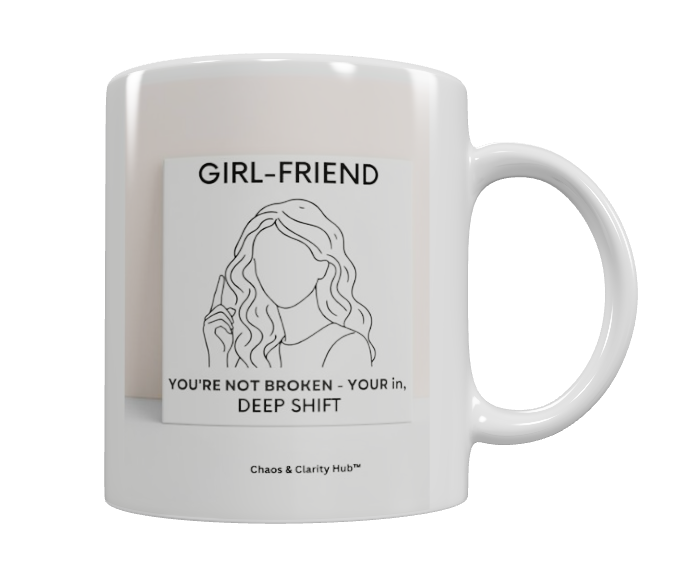 Shift Happens Mug Ceramic – Own Your Power: “You’re Not Broken, You’re in a Deep Shift - FREE Shipping!