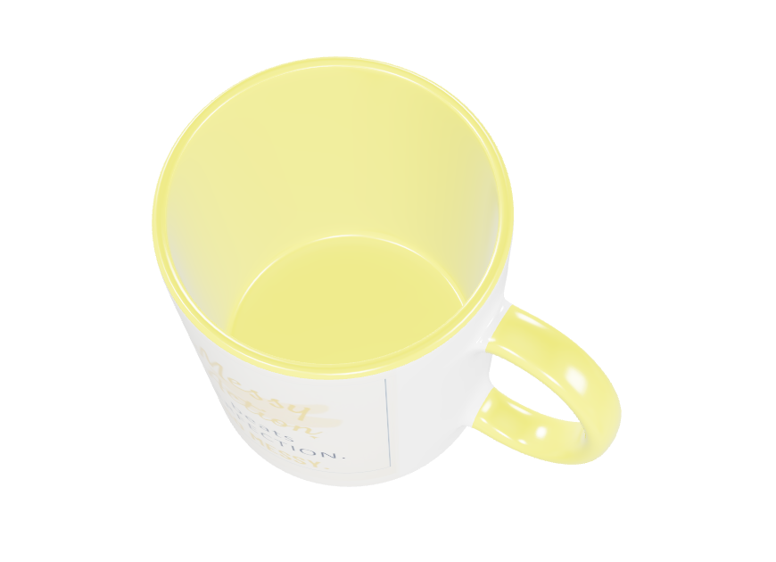 Messy Action Ceramic Mug – Your Reminder to Start Anyway