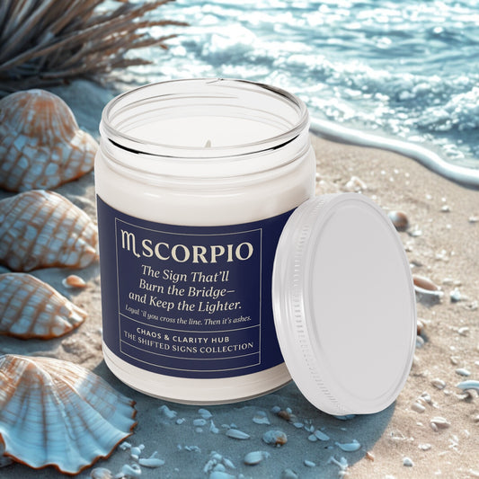 Scorpio Zodiac Candle – Burn the Bridge & Keep the Lighter