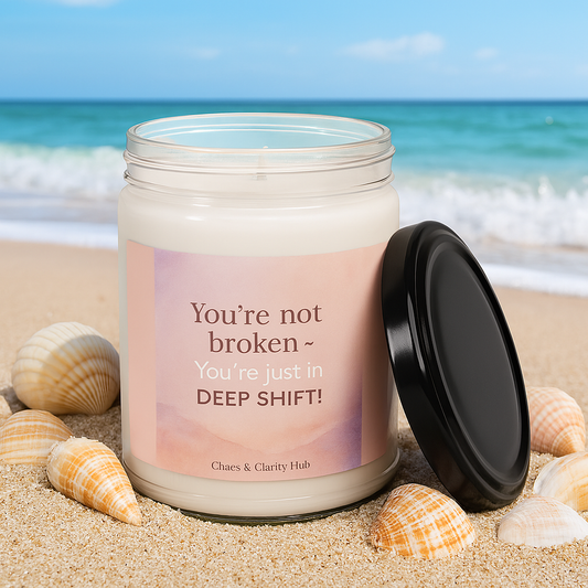Deep Shift Candle – For the Ones Rebuilding From the Inside Out
