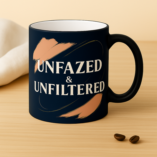 Unfazed & Unfiltered – Mug for Those Who Don't Give a Shift!