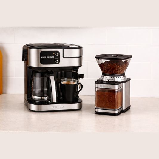 Coffee Lovers Bundle – Cuisinart 4-in-1 Coffee Center BaristaBar + Burr Grinder