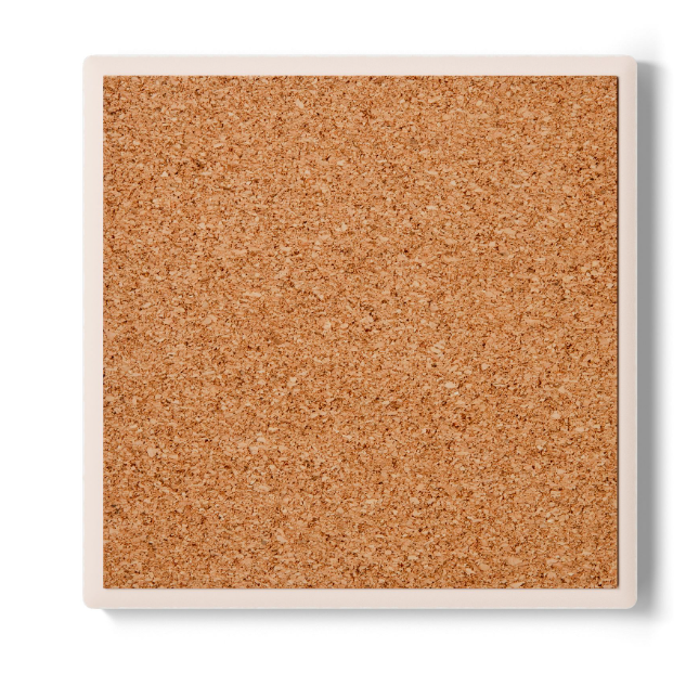 Even This Mess Has Purpose – Ceramic Cork-Back Coaster | Motivational Home Decor