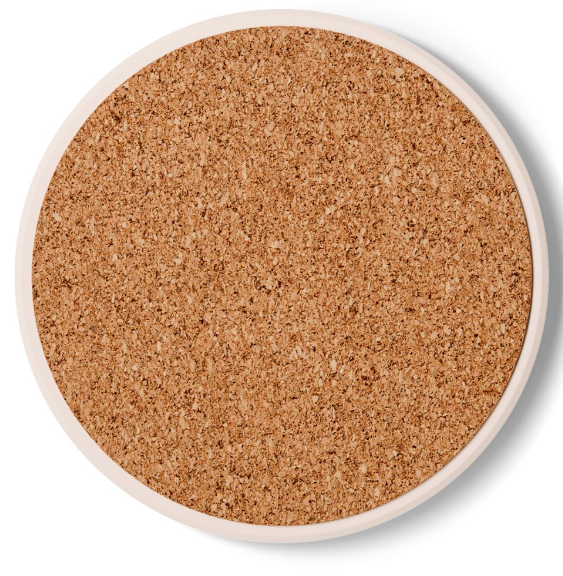 Even This Mess Has Purpose – Ceramic Cork-Back Coaster | Motivational Home Decor